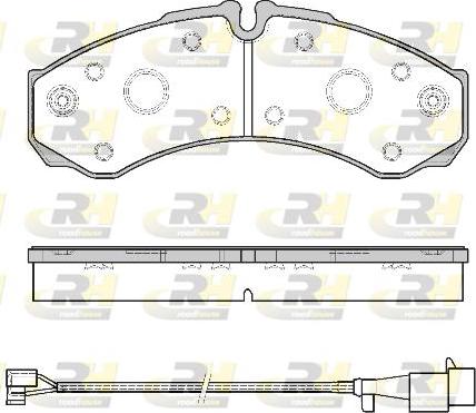 Roadhouse 2651.52 - Гальмівні колодки, дискові гальма autozip.com.ua