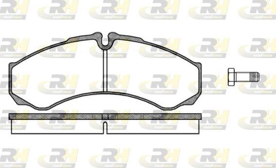 Roadhouse 2651.10 - Гальмівні колодки, дискові гальма autozip.com.ua