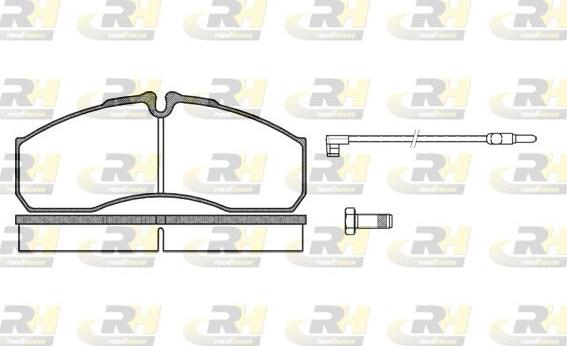 Roadhouse 2651.12 - Гальмівні колодки, дискові гальма autozip.com.ua