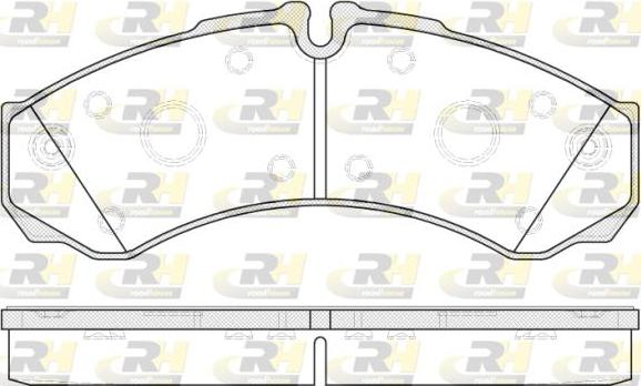 Roadhouse 2651.20 - Гальмівні колодки, дискові гальма autozip.com.ua