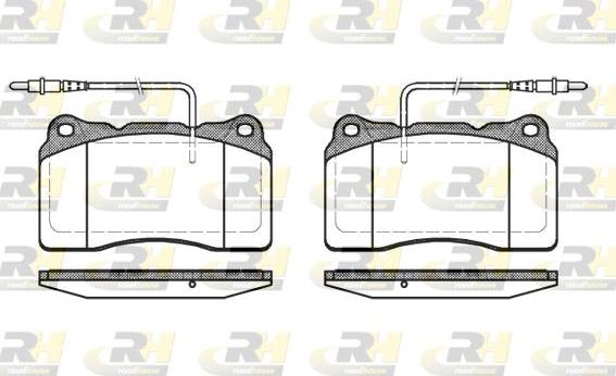 Roadhouse 2666.14 - Гальмівні колодки, дискові гальма autozip.com.ua