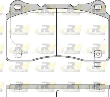 Roadhouse 2666.24 - Гальмівні колодки, дискові гальма autozip.com.ua