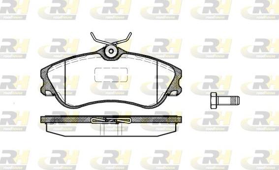 Roadhouse 2634.00 - Гальмівні колодки, дискові гальма autozip.com.ua