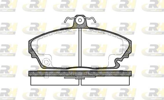 Roadhouse 2635.00 - Гальмівні колодки, дискові гальма autozip.com.ua