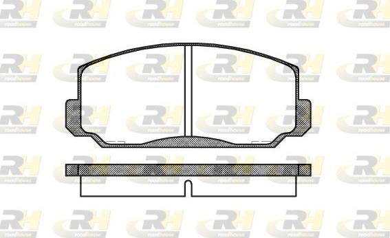 Roadhouse 2098.00 - Гальмівні колодки, дискові гальма autozip.com.ua