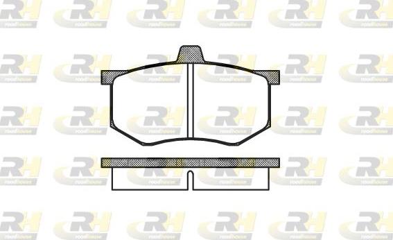 Roadhouse 2043.00 - Гальмівні колодки, дискові гальма autozip.com.ua