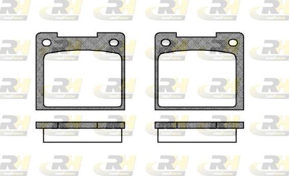 Roadhouse 2039.20 - Гальмівні колодки, дискові гальма autozip.com.ua