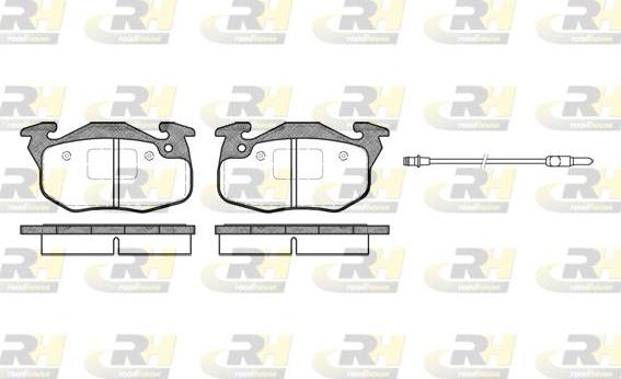 Roadhouse 2192.96 - Гальмівні колодки, дискові гальма autozip.com.ua