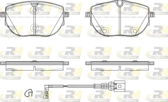 Roadhouse 21920.01 - Гальмівні колодки, дискові гальма autozip.com.ua