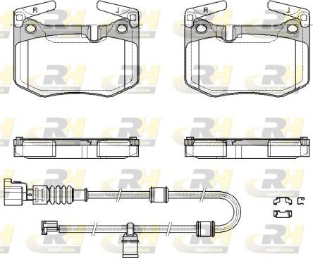 Roadhouse 21979.02 - Гальмівні колодки, дискові гальма autozip.com.ua