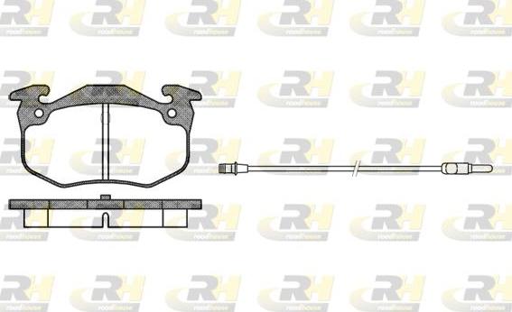 Roadhouse 2144.92 - Гальмівні колодки, дискові гальма autozip.com.ua