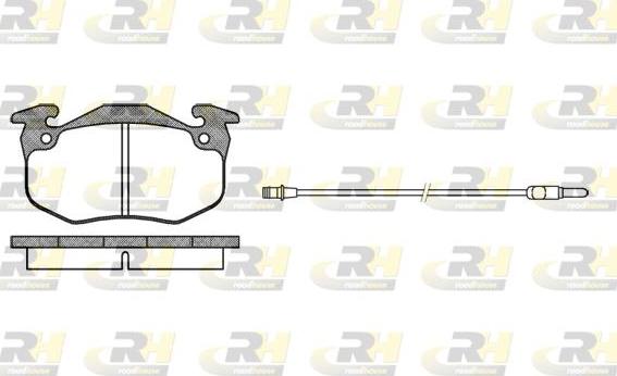 Roadhouse 2144.42 - Гальмівні колодки, дискові гальма autozip.com.ua