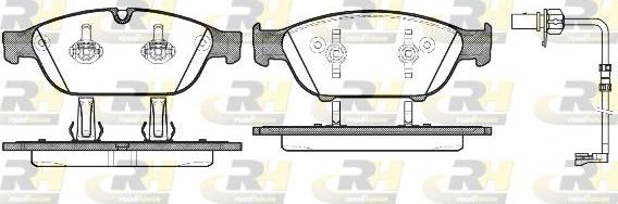 Roadhouse 21441.12 - Гальмівні колодки, дискові гальма autozip.com.ua