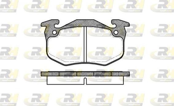 Roadhouse 2144.80 - Гальмівні колодки, дискові гальма autozip.com.ua