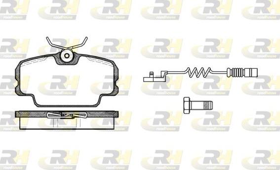 Roadhouse 2145.02 - Гальмівні колодки, дискові гальма autozip.com.ua