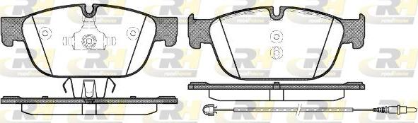 Roadhouse 21451.01 - Гальмівні колодки, дискові гальма autozip.com.ua