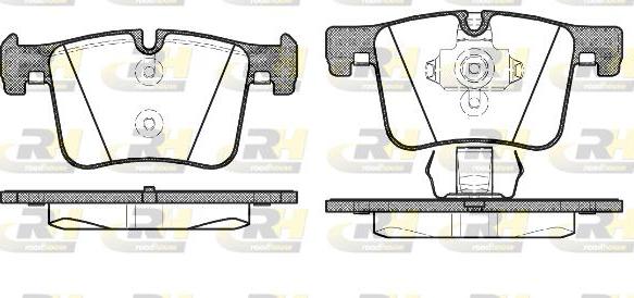 Roadhouse 21457.00 - Гальмівні колодки, дискові гальма autozip.com.ua