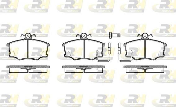 Roadhouse 2146.32 - Гальмівні колодки, дискові гальма autozip.com.ua