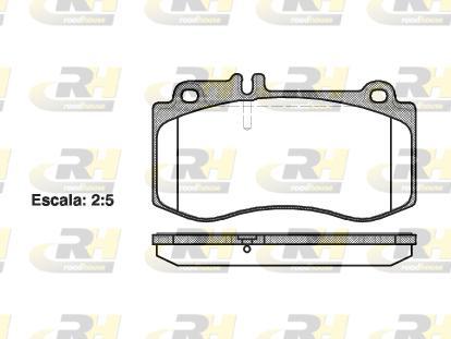 Roadhouse 21406.00 - Гальмівні колодки, дискові гальма autozip.com.ua