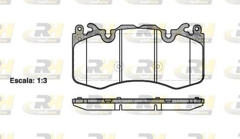 Roadhouse 21410.00 - Гальмівні колодки, дискові гальма autozip.com.ua