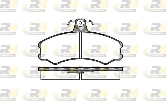 Roadhouse 2143.00 - Гальмівні колодки, дискові гальма autozip.com.ua