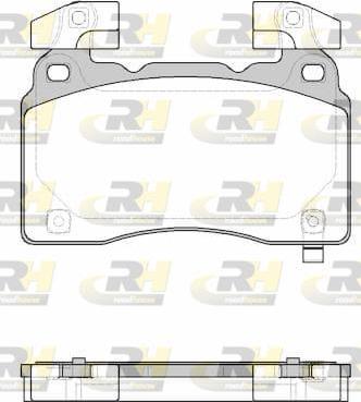 Roadhouse 21438.24 - Гальмівні колодки, дискові гальма autozip.com.ua