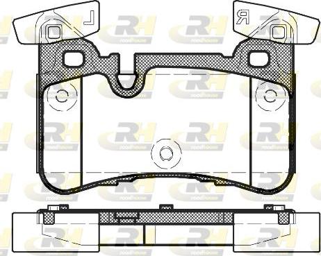 Roadhouse 21429.00 - Гальмівні колодки, дискові гальма autozip.com.ua