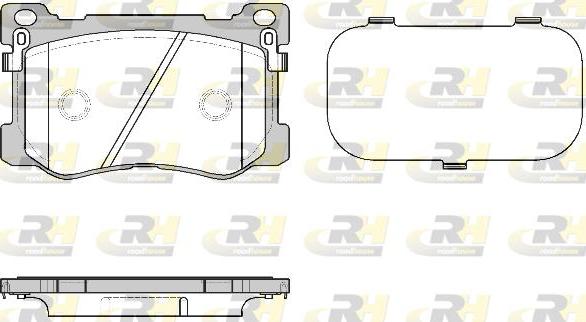 Roadhouse 21475.12 - Гальмівні колодки, дискові гальма autozip.com.ua