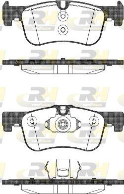 Roadhouse 21478.10 - Гальмівні колодки, дискові гальма autozip.com.ua