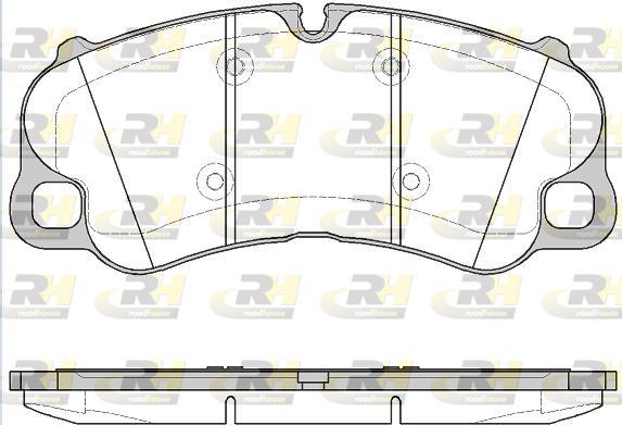 Roadhouse 21595.10 - Гальмівні колодки, дискові гальма autozip.com.ua