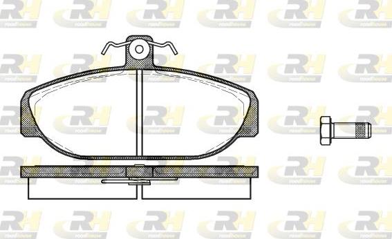 Roadhouse 2156.10 - Гальмівні колодки, дискові гальма autozip.com.ua