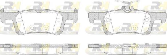 Roadhouse 21563.00 - Гальмівні колодки, дискові гальма autozip.com.ua