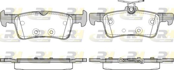 Roadhouse 21563.10 - Гальмівні колодки, дискові гальма autozip.com.ua