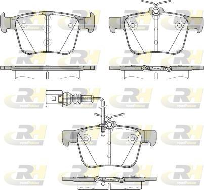 Roadhouse 21516.11 - Гальмівні колодки, дискові гальма autozip.com.ua