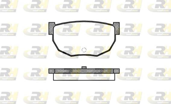 Roadhouse 2151.10 - Гальмівні колодки, дискові гальма autozip.com.ua