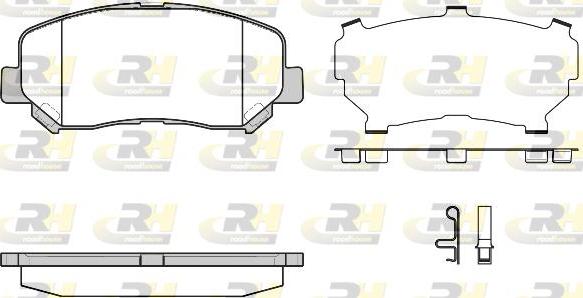 Roadhouse 21513.24 - Гальмівні колодки, дискові гальма autozip.com.ua