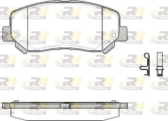 Roadhouse 21513.22 - Гальмівні колодки, дискові гальма autozip.com.ua