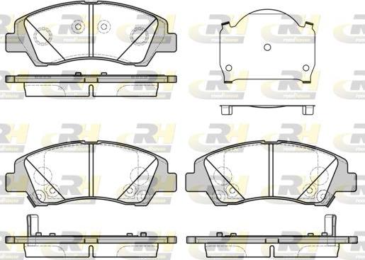 Roadhouse 21583.02 - Гальмівні колодки, дискові гальма autozip.com.ua