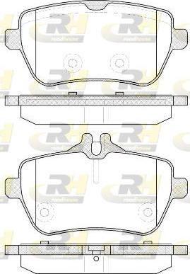 Roadhouse 21535.00 - Гальмівні колодки, дискові гальма autozip.com.ua