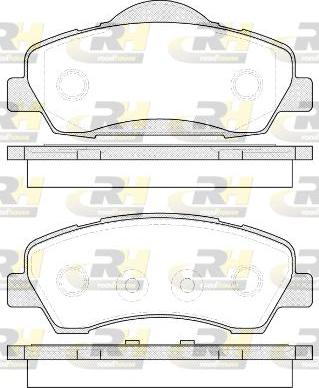 Roadhouse 21530.00 - Гальмівні колодки, дискові гальма autozip.com.ua