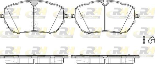 Roadhouse 21654.00 - Гальмівні колодки, дискові гальма autozip.com.ua