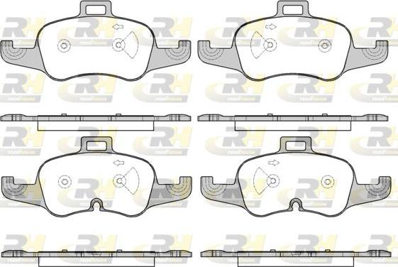 Roadhouse 21653.00 - Гальмівні колодки, дискові гальма autozip.com.ua