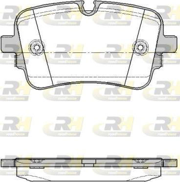 Roadhouse 21668.10 - Гальмівні колодки, дискові гальма autozip.com.ua