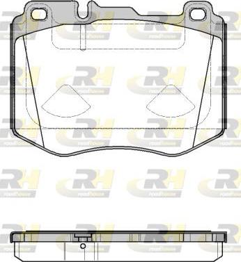 Roadhouse 21604.10 - Гальмівні колодки, дискові гальма autozip.com.ua