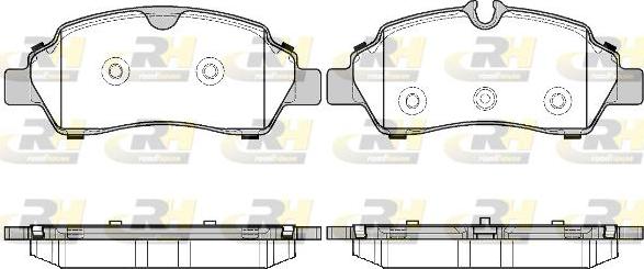 Roadhouse 21605.00 - Гальмівні колодки, дискові гальма autozip.com.ua