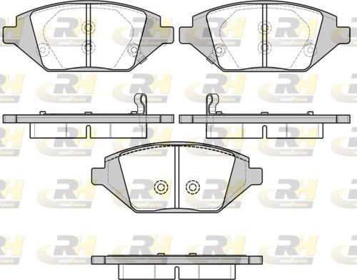 Roadhouse 21686.02 - Гальмівні колодки, дискові гальма autozip.com.ua