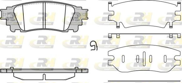 Roadhouse 21636.00 - Гальмівні колодки, дискові гальма autozip.com.ua