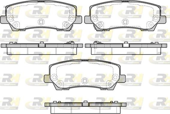 Roadhouse 21621.15 - Гальмівні колодки, дискові гальма autozip.com.ua