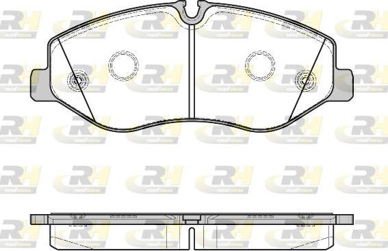 Roadhouse 21623.00 - Гальмівні колодки, дискові гальма autozip.com.ua