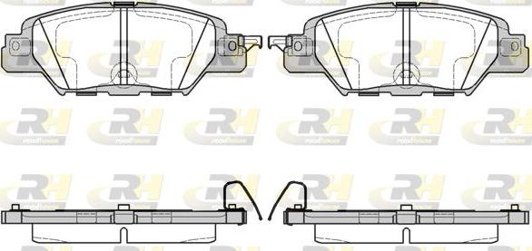 Roadhouse 21677.00 - Гальмівні колодки, дискові гальма autozip.com.ua